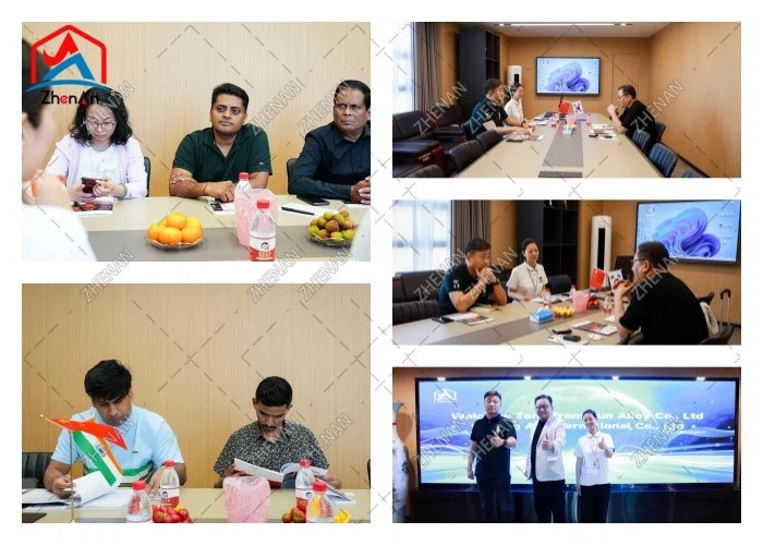 Long-Term Partners Discuss Alloy Material Requirements During Factory Visit Long-Term Partners Discuss Alloy Material Requirements During Factory Visit